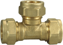 T-klemring messing 15 x 15 x 15 mm